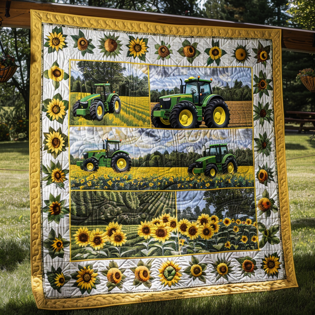 Sunshine Fields Quilted Blanket NCU0TH713