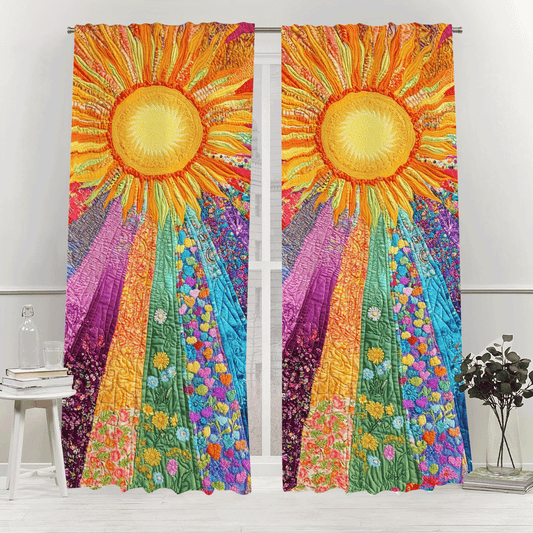 Sunshine Spirit Quilted Curtains NCU0DV2885