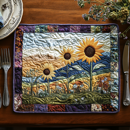 Sunshine Harvest Quilted Place Mat NCU0DV3142