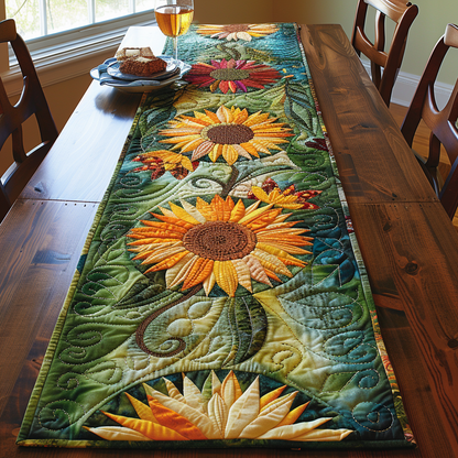 Sunshine Harvest Quilted Table Runner NCU0DV3110