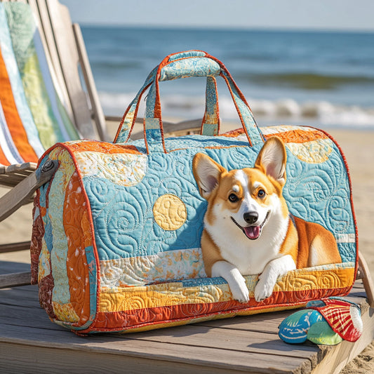 Sunshine Smile Quilted Duffle Bag NCU0PT9365