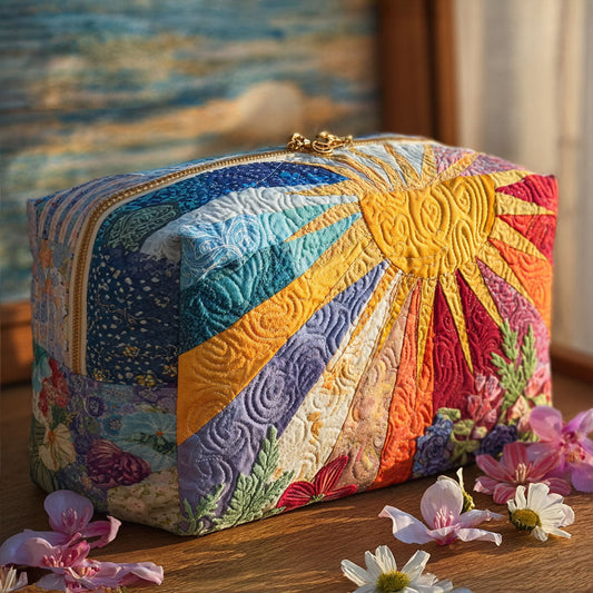 Sunshine Soul Quilted Makeup Bag NCU0PT9296