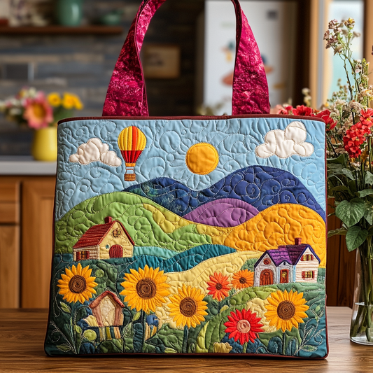 Sunshine Valley Quilted Tote Bag NCU0VL2725