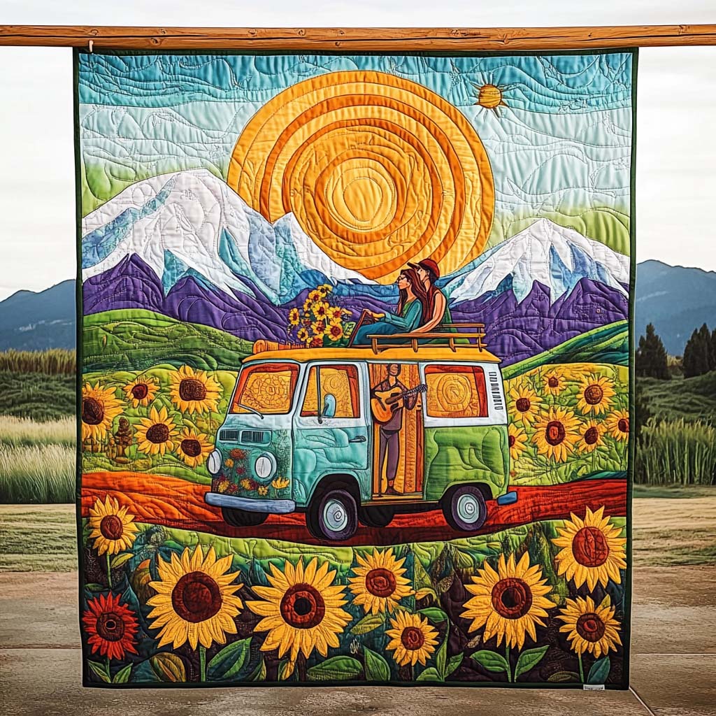 Sunshine Vibes Quilted Blanket NCU0NT570