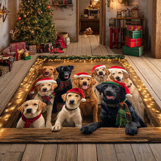 Surprise Labrador Retriever Area Rug NCU0HH1441