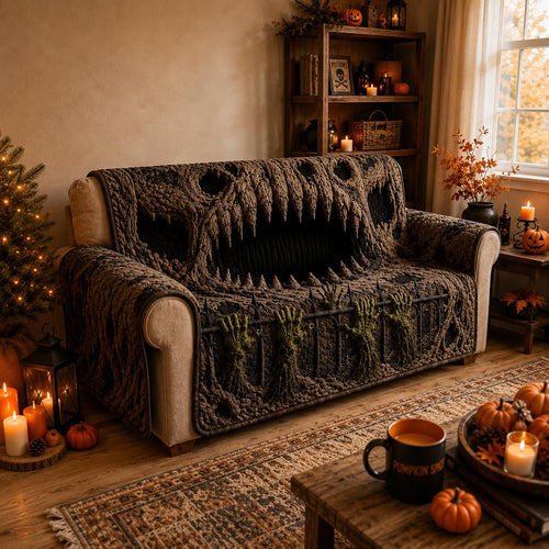 Swamp Beast Quilted Sofa Cover NCU0DV9874