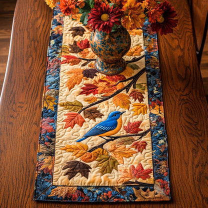 Sweet Bird Meadow Quilted Table Runner NCU0NT8784
