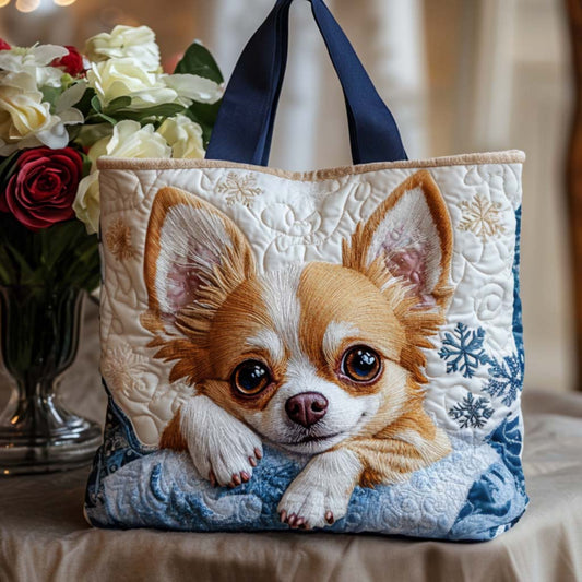 Sweet Chihuahua Quilted Tote Bag NCU0NT9811