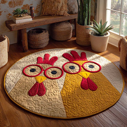 Sweet Coop Quilted Round Mat NCU0XD030