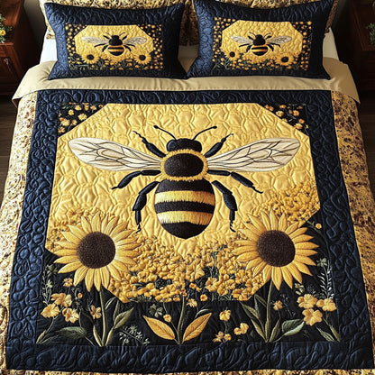 Sweet Harvest 3-Piece Quilted Bedding Set NCU0NT2834
