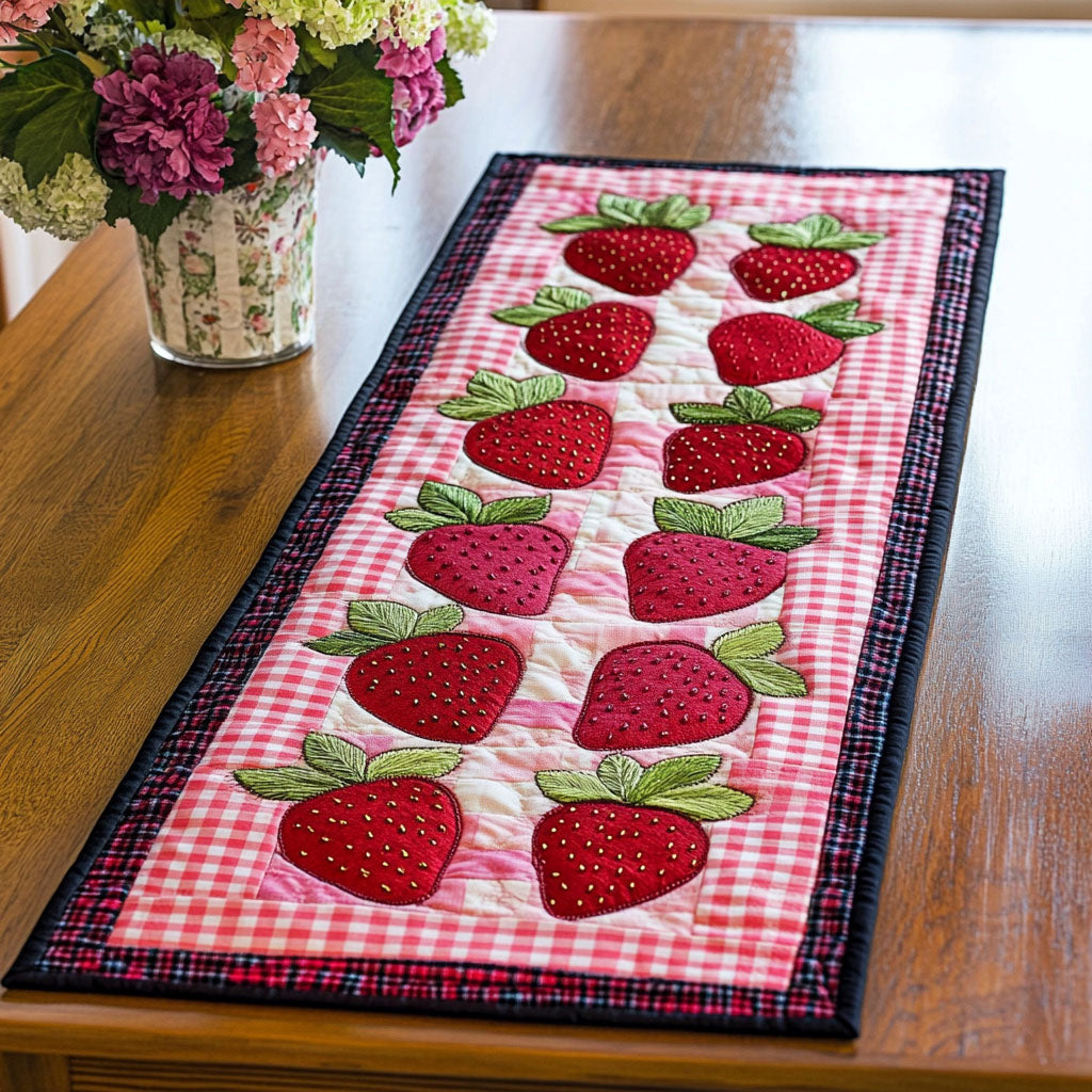 Sweet Harvest Quilted Table Runner NCU0NT3627