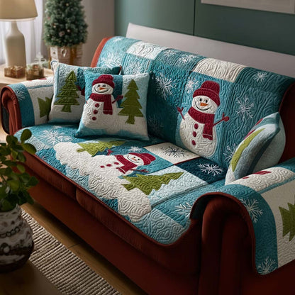 Sweet Holiday Quilted Sofa Cover NCU0NT11069