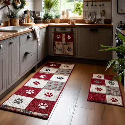 Sweet Paw Stroll Kitchen Area Rug NCU0NT11398