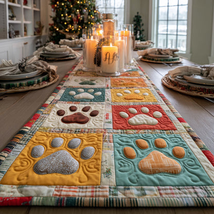 Sweet Paws Quilted Table Runner NCU0DV8957