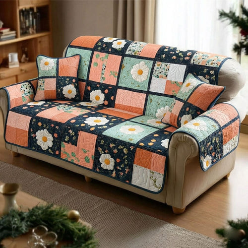 Sweet Petals Quilted Sofa Cover NCU0DK12023