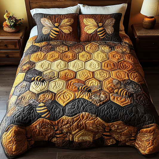 Sweet Serenity 3-Piece Quilted Bedding Set NCU0VH1657