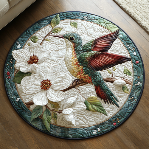 Sweet Serenity Quilted Round Mat NCU0DV5585