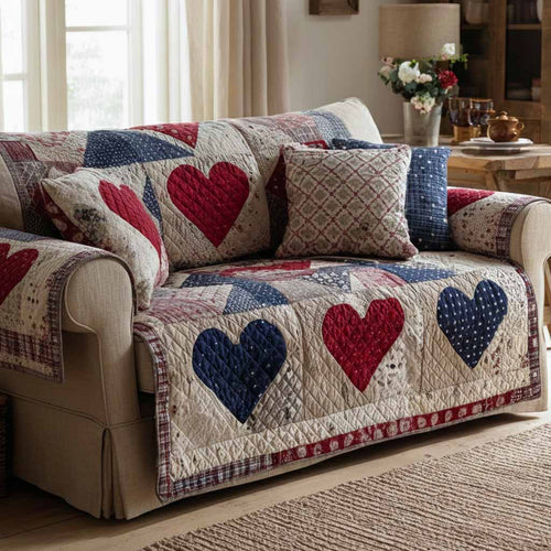 Sweet Shelter Quilted Sofa Cover NCU0XD2328
