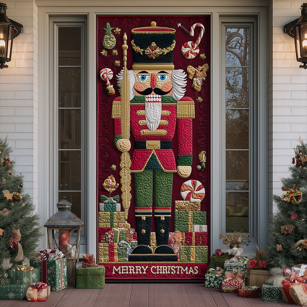 Santa Joy Ride Quilted Door Cover NCU0TD1462