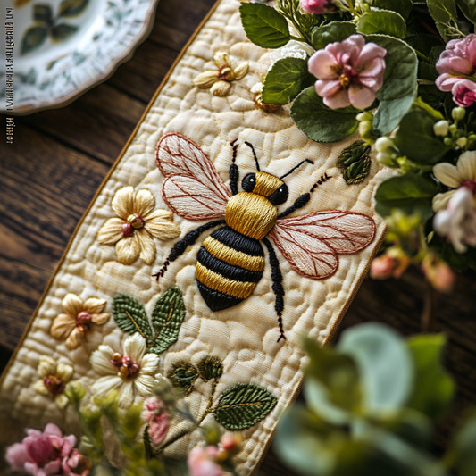 Sweet Swarm Quilted Table Runner NCU0DV6005