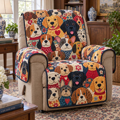 Sweetheart Dog Gathering Quilted Sofa Cover NCU0DV10232
