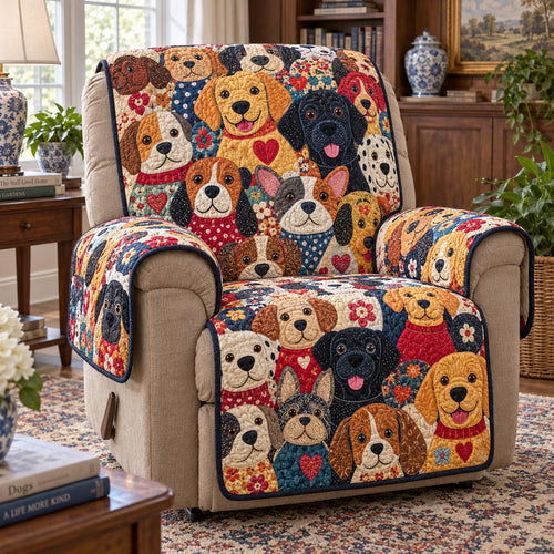 Sweetheart Dog Gathering Quilted Sofa Cover NCU0DV10232
