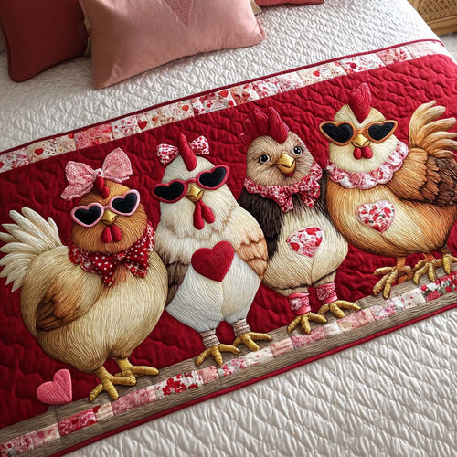 Sweetheart Dream Quilted Bed Runner NCU0NT11658