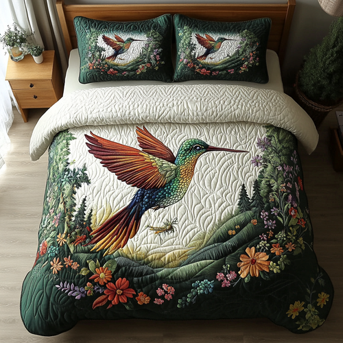 Swift Breeze 3-Piece Quilted Bedding Set NCU0DK7054