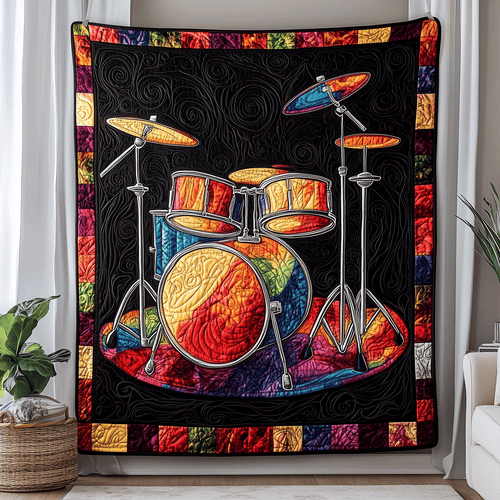 Symphony of Colors Quilted Blanket NCU0TH2378