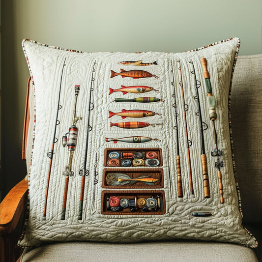 Tackle Box Delight Quilted Pillow Case NCU0PT6339