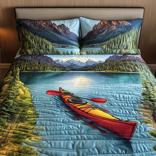 Tahoe Escape 3-Piece Quilted Bedding Set NCU0PT7096
