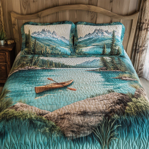 Tahoe Horizon 3-Piece Quilted Bedding Set NCU0PT7097