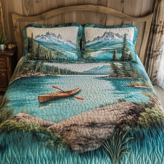Tahoe Horizon 3-Piece Quilted Bedding Set NCU0PT7097