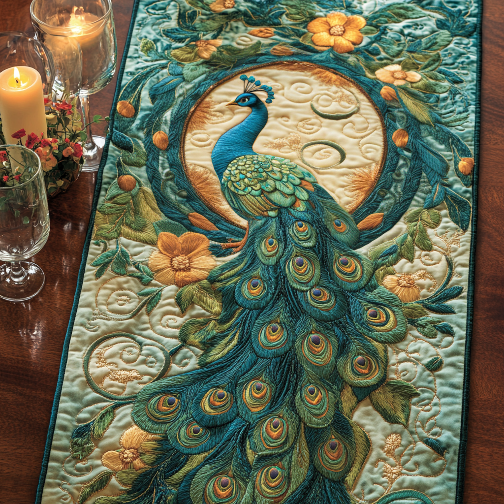 Tail Majesty Quilted Table Runner NCU0VH4838