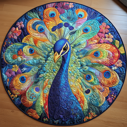 Tail of Glory Quilted Round Mat NCU0DV3377