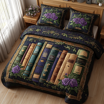 Tales and Textiles 3-Piece Quilted Bedding Set NCU0DV4025