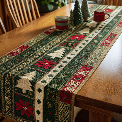 Tapestry Of Yuletide Quilted Table Runner NCU0TV255