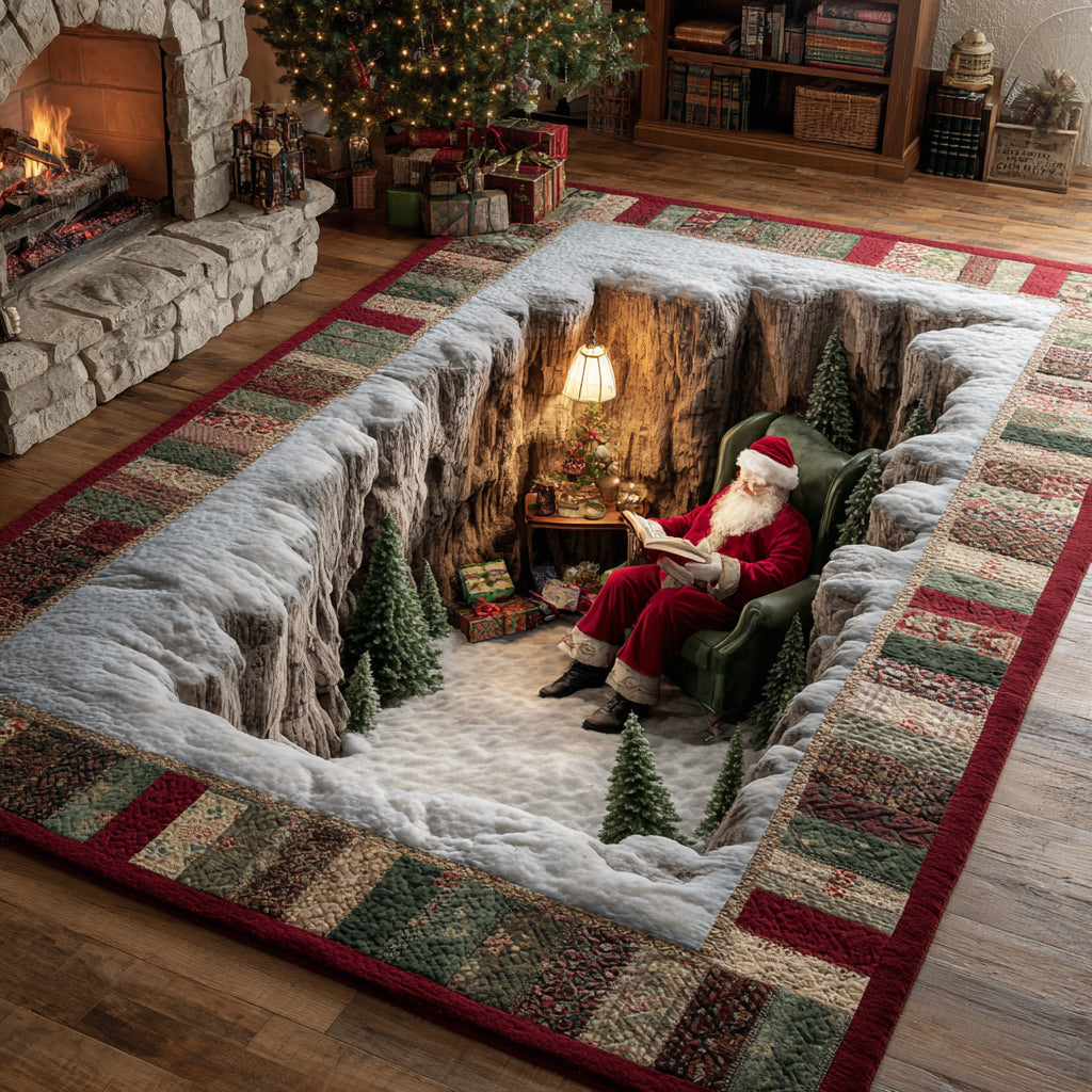 Tavern Santa Claus Area Rug NCU0HH1263
