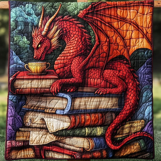 Teacup Flame Watcher Quilted Blanket NCU0NT6779