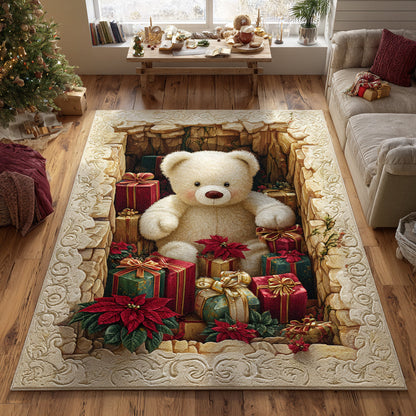 Teddy Holiday Haven Area Rug NCU0DV8312
