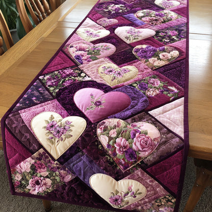 Tender Blooms Quilted Table Runner NCU0TD2146
