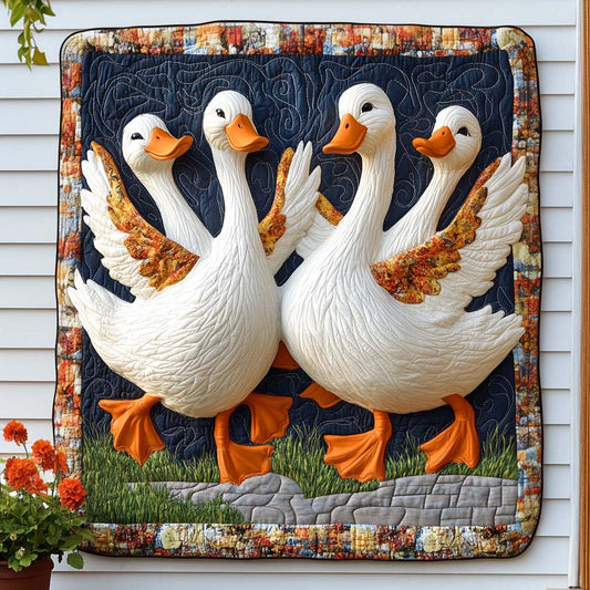 Tender Duck Hugs Quilted Blanket NCU0NT8258