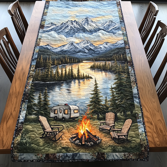 Tent Getaway Quilted Table Runner NCU0DK7947
