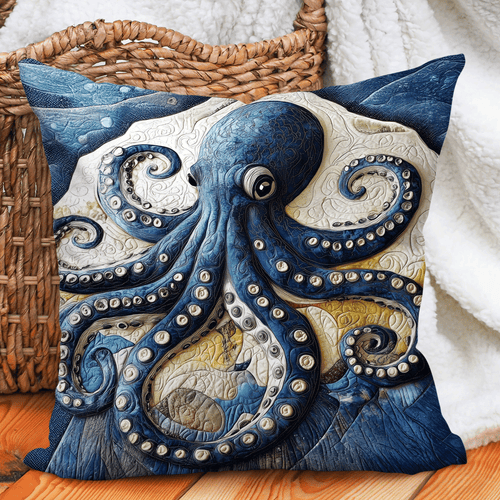 Tentacle Dance v2 Quilted Pillow Case NCU0DV3969
