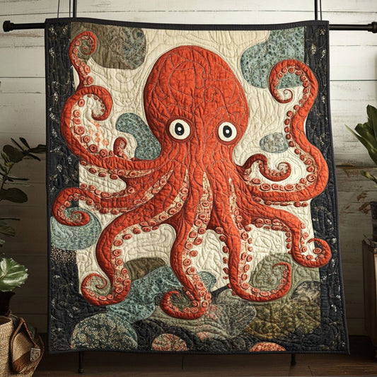 Tentacle Beauty Quilted Blanket NCU0PT5835