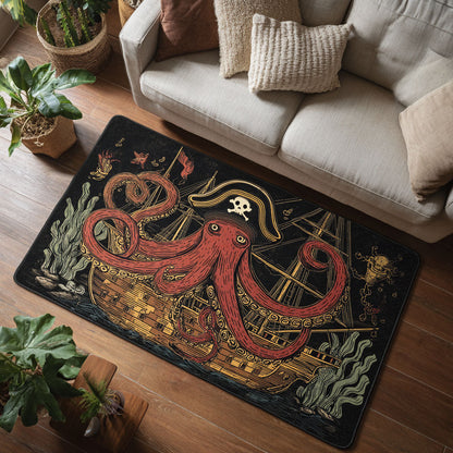 Tentacle Treasure Area Rug NCU0PT9311