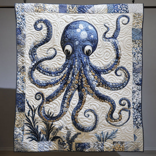 Tentacles of Wonder Quilted Blanket NCU0PT5837