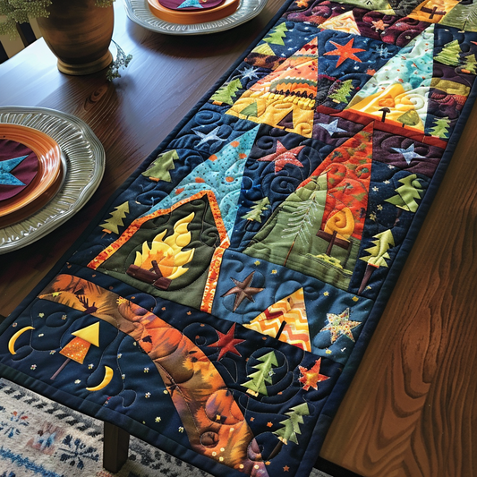 Tent and Trails Quilted Table Runner NCU0PT125