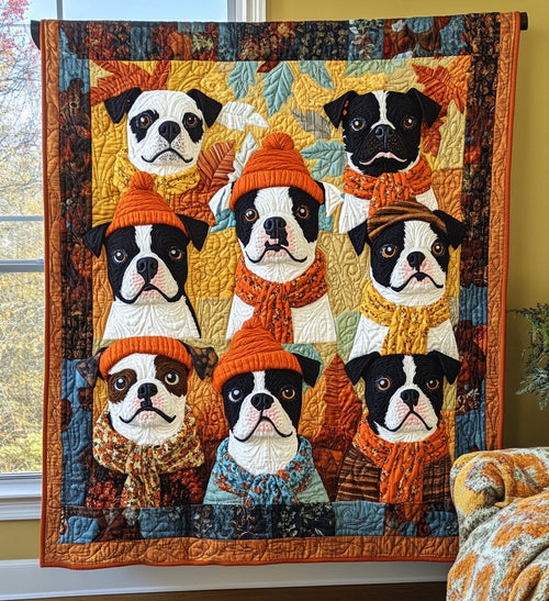 Terrier Dreams Quilted Blanket NCU0PT596