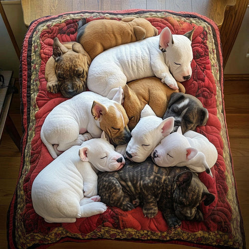 Terrier Puppy Love Quilted Blanket NCU0PT3846